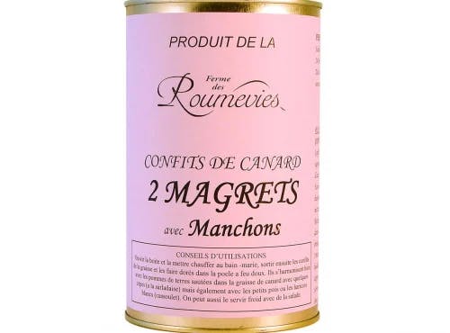 2 magrets de canard confits 1000g