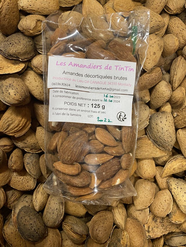 Amandes décortiquées 