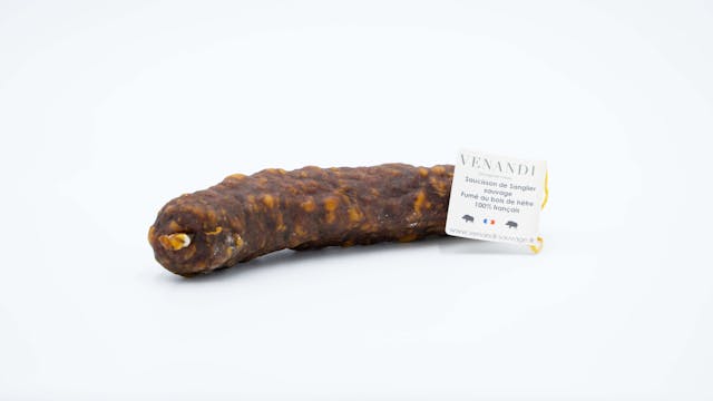 Saucisson de Sanglier Fumé au bois de hêtre