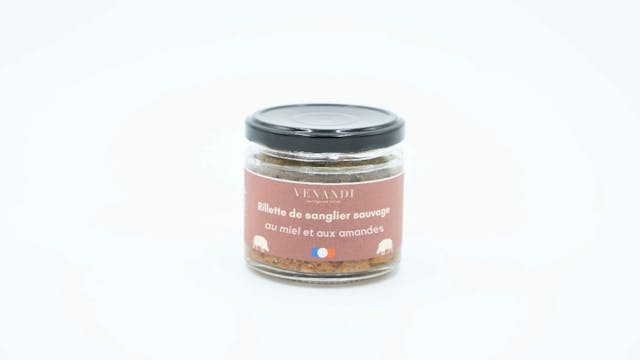 Rillette de <sanglier sauvage au Miel et aux Amandes