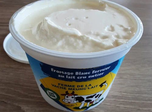 Fromage blanc fermier au lait cru