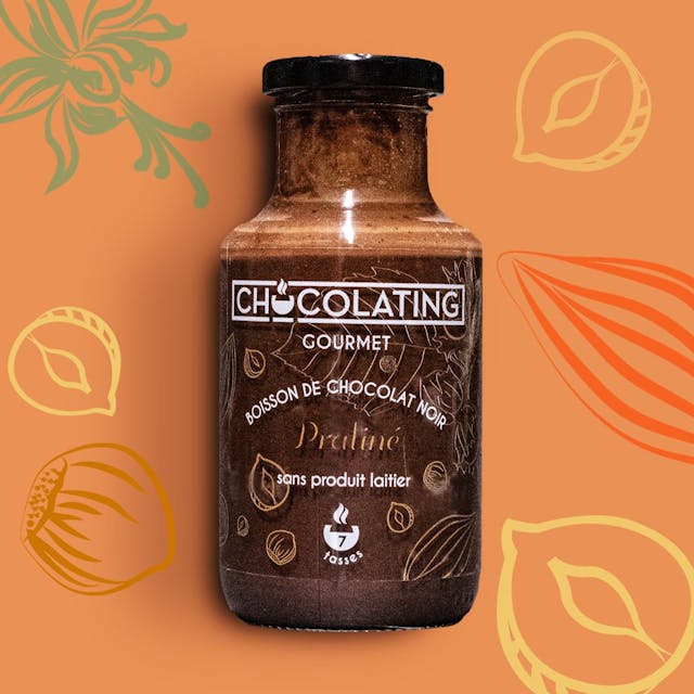 Chocolating Gourmet - Bouteille 270g - Praliné