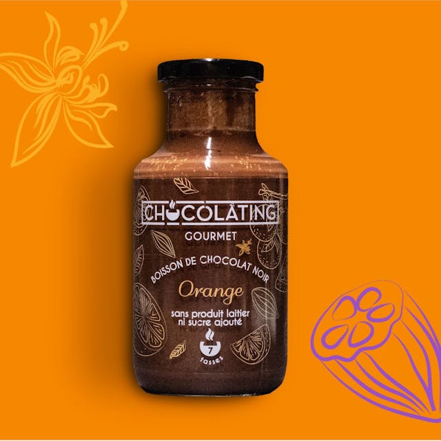 Chocolating Gourmet - Bouteille 270g - Orange