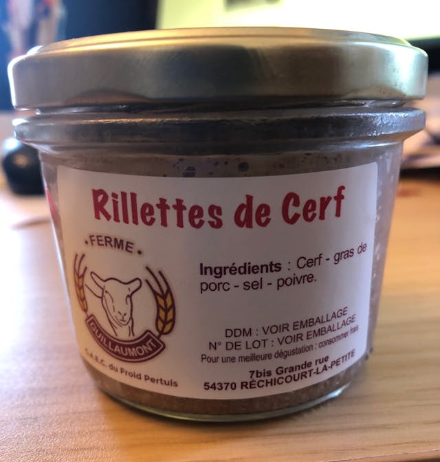 Rillettes de Cerf